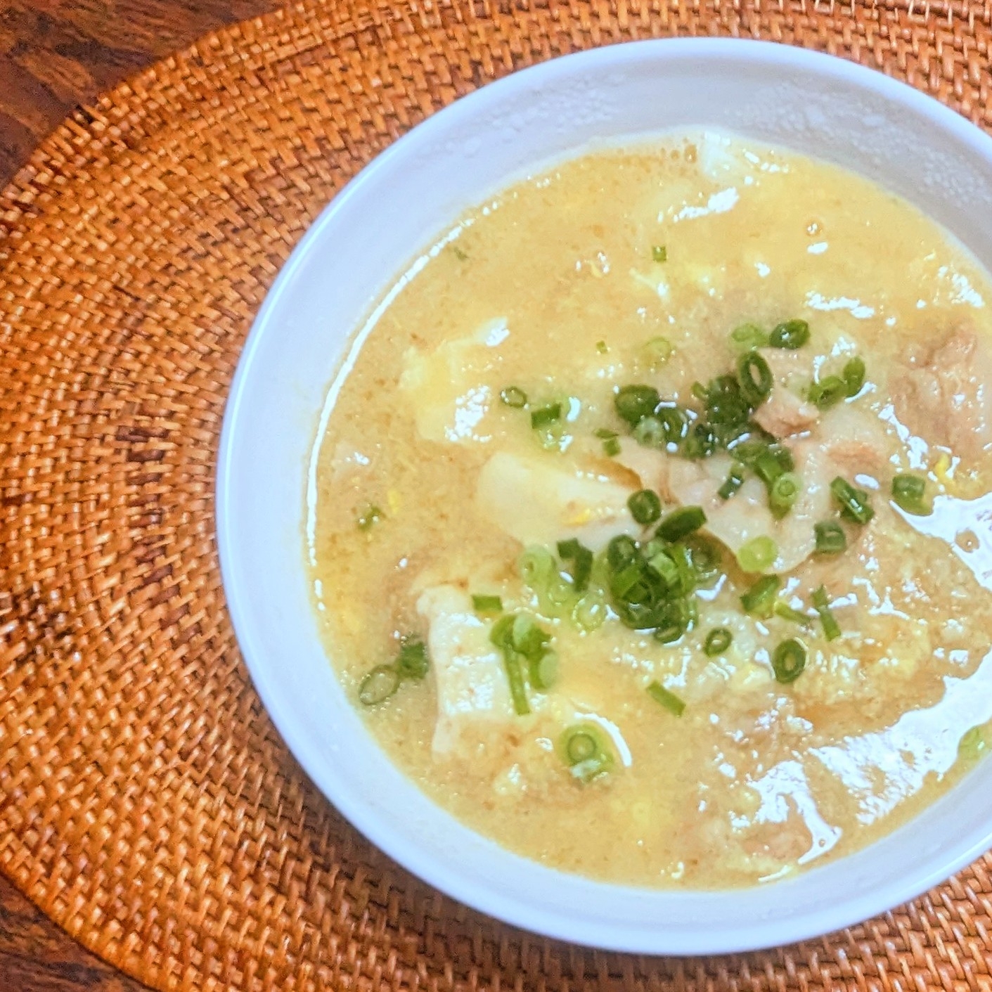 玉子あんかけ肉豆富うどん