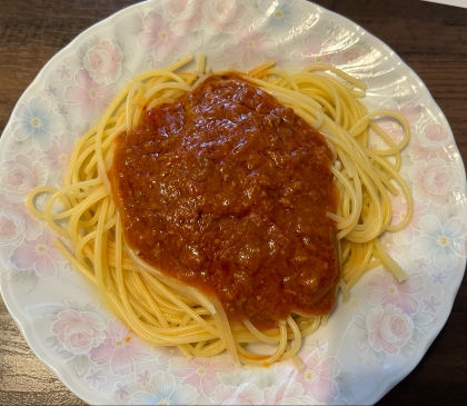 【簡単なのに本格】鶏ひき肉のボロネーゼパスタ♪