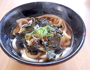 醤油麹のりかけうどん