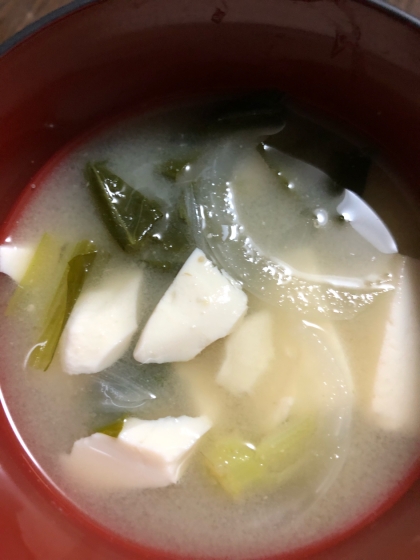 小松菜と玉ねぎお豆腐入れて作りましたぁ(о´∀`о)レシピありがとうございます♡