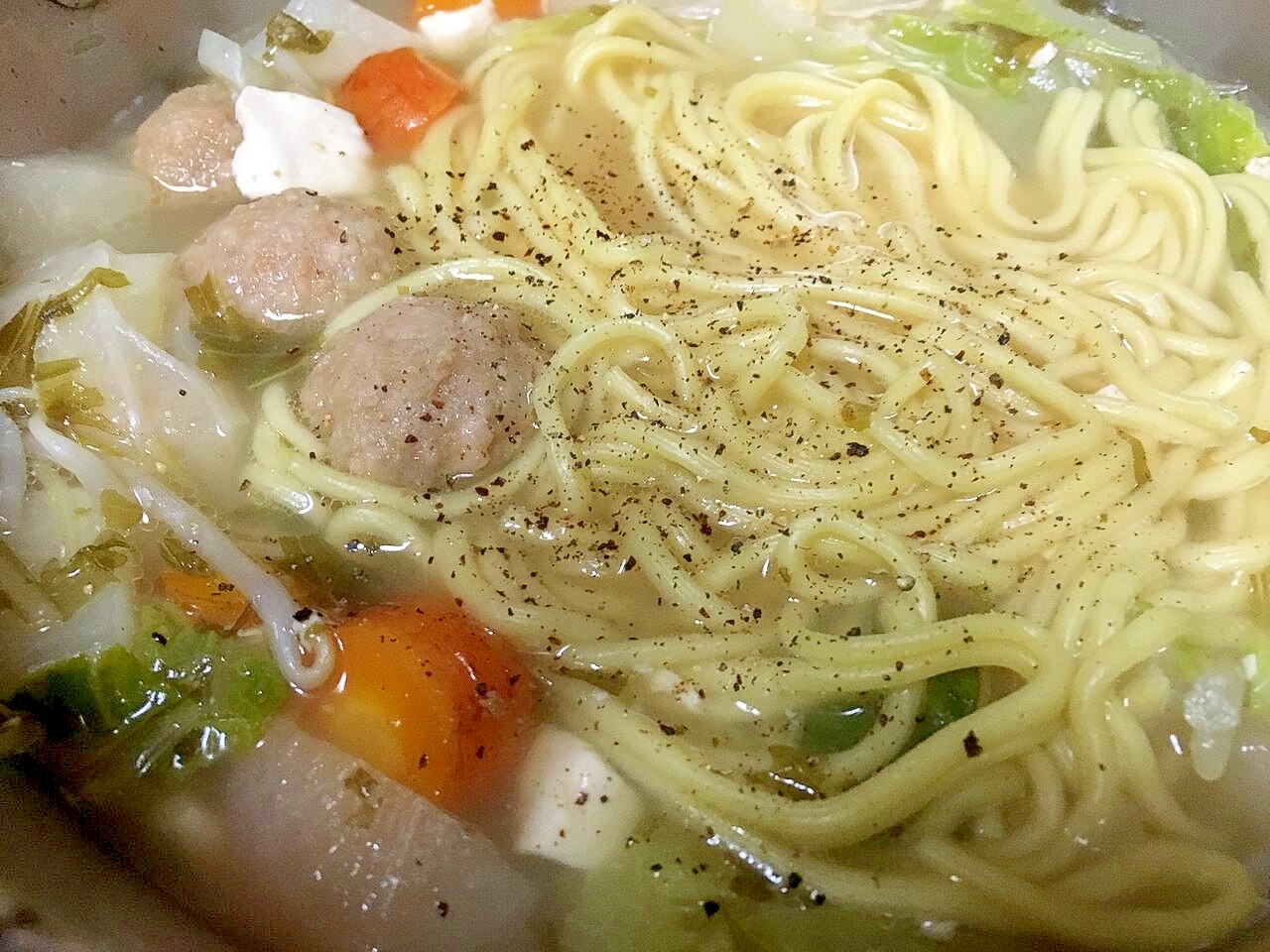 塩 鍋 しめ ラーメン