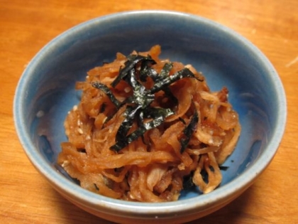 レンジで中華風切り干し大根煮