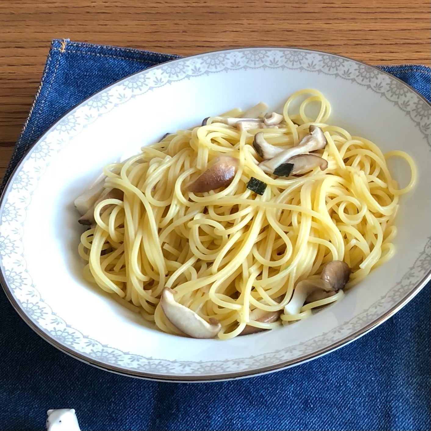 簡単！お吸い物のもとで和風パスタ