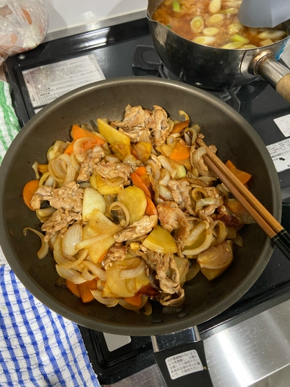 超簡単＆時短♪子どもが喜ぶ☆野菜たっぷり焼き肉風煮