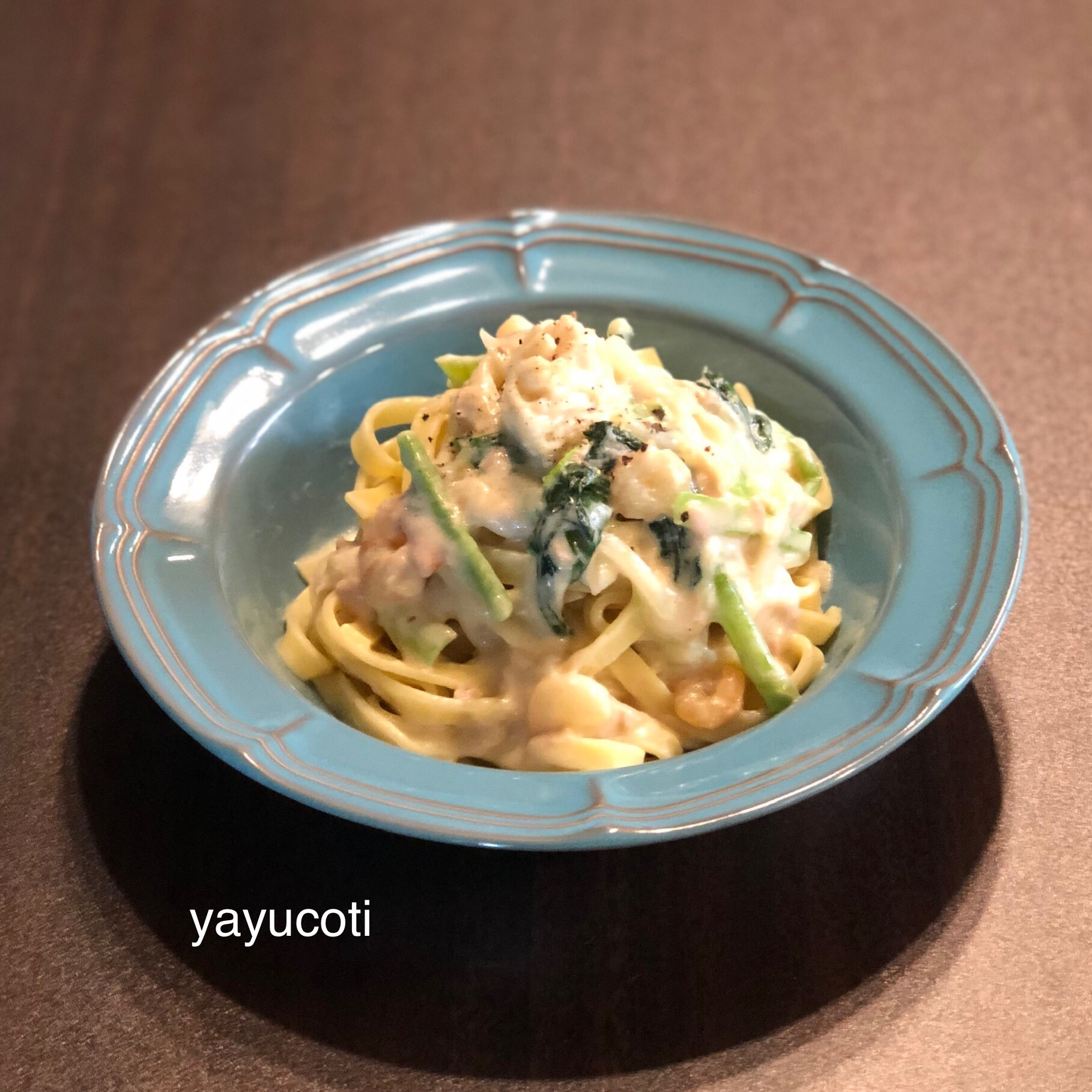 レンズ豆とレモンのフェットチーネのレシピ