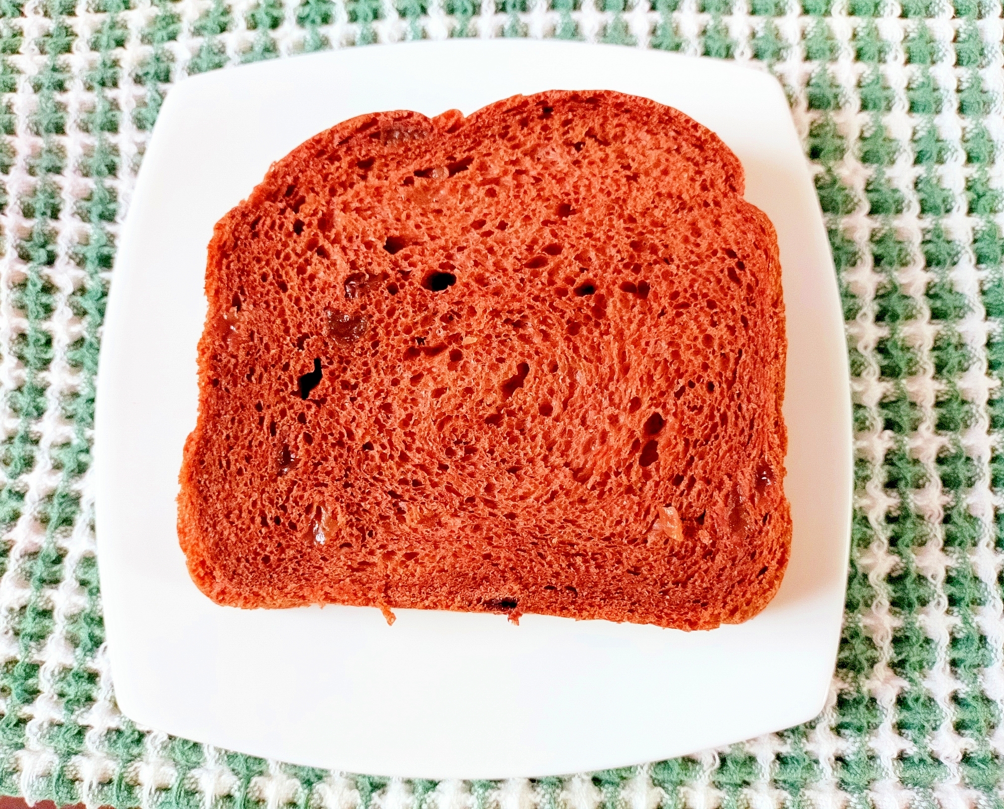 HBで☆濃い目のココアレーズン食パン