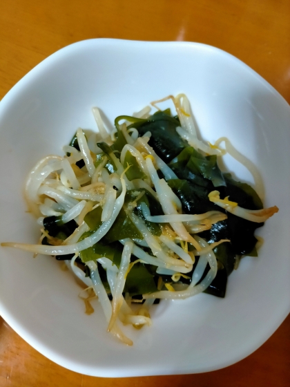 もやしとワカメの作り置き