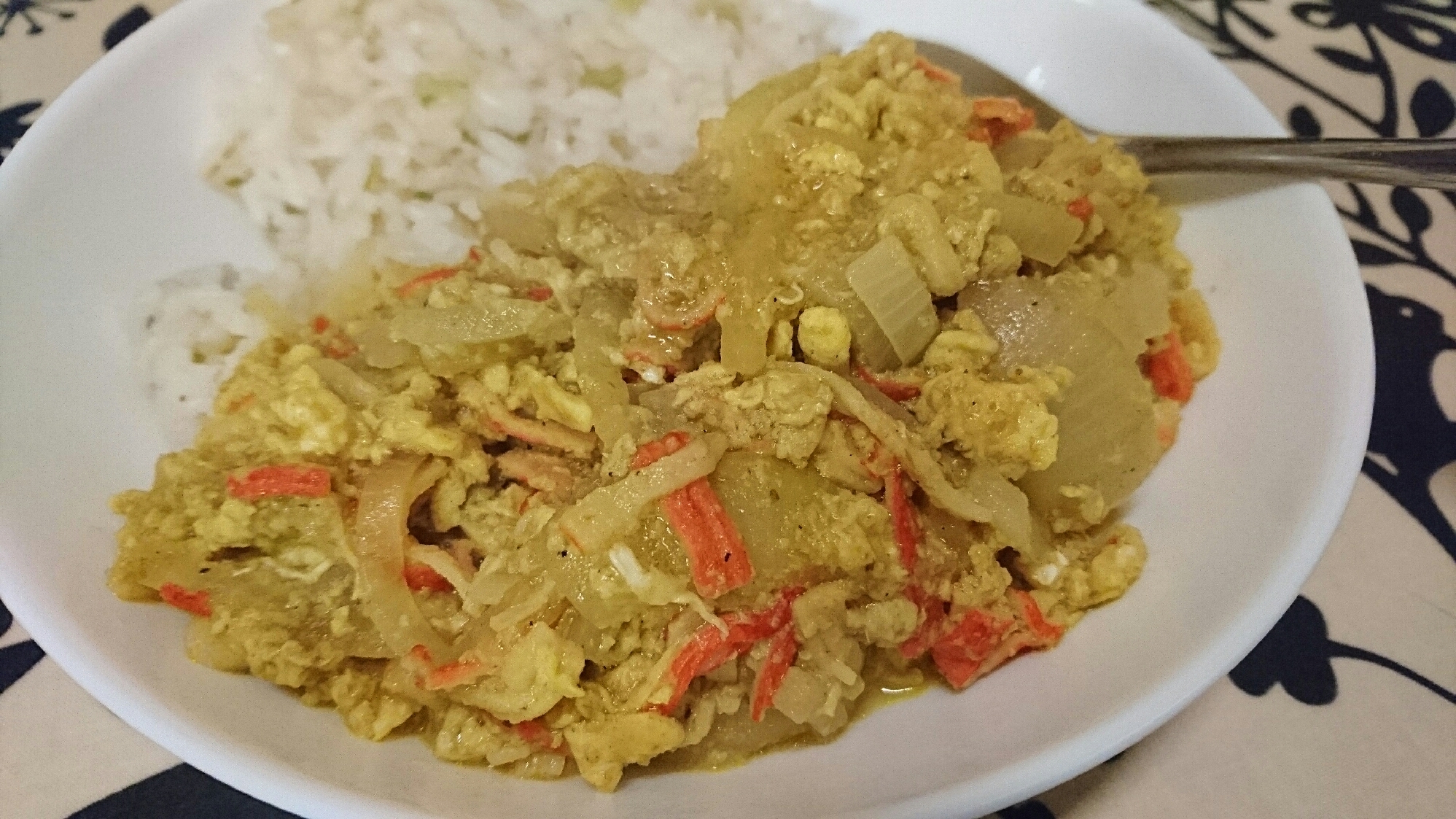 カニかま活用！プーパッポンカレー