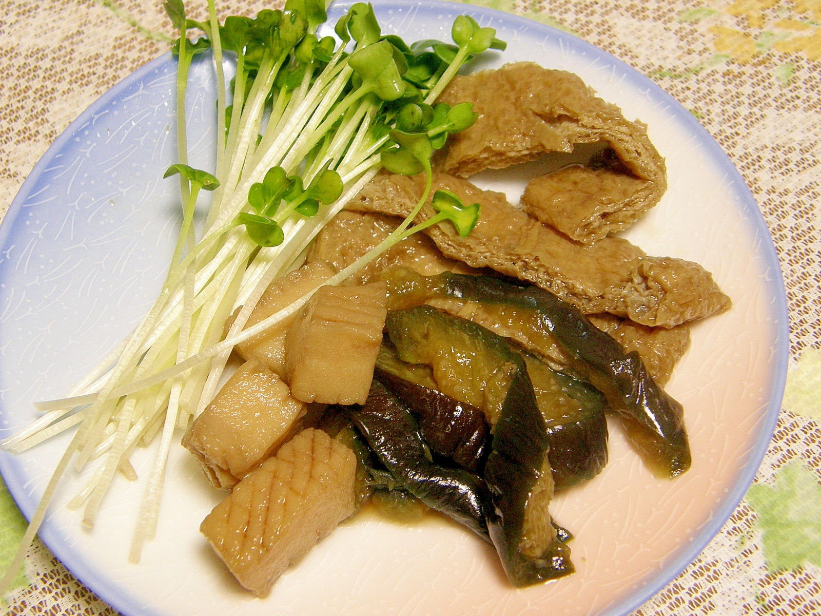 簡単で美味しい~!・・・烏賊と茄子の煮びたし
