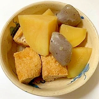 じゃがいも・厚揚げ・玉こんにゃくの煮物