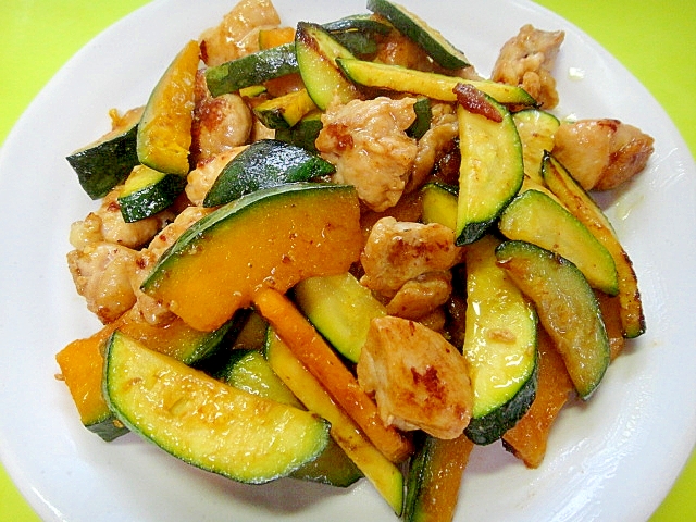 かぼちゃとズッキーニ鶏肉のオイスター炒め レシピ 作り方 By Mint74 楽天レシピ かぼちゃとズッキーニ鶏肉のオイスター炒め レシピ 作り方 By Mint74 楽天レシピ