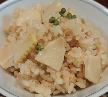 白だしを使って簡単・美味しい☆筍ご飯☆