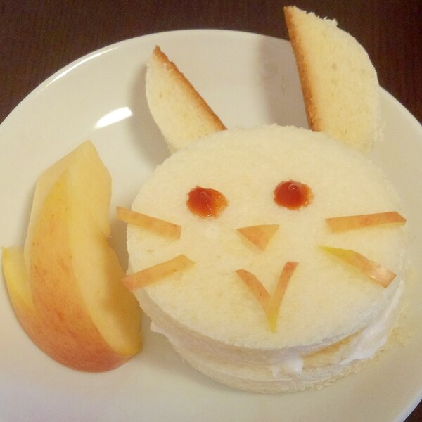 かわいい うさちゃんの甘いサンドイッチ レシピ 作り方 By おいしい母ちゃん 楽天レシピ かわいい うさちゃんの甘いサンドイッチ レシピ 作り方 By おいしい母ちゃん 楽天レシピ
