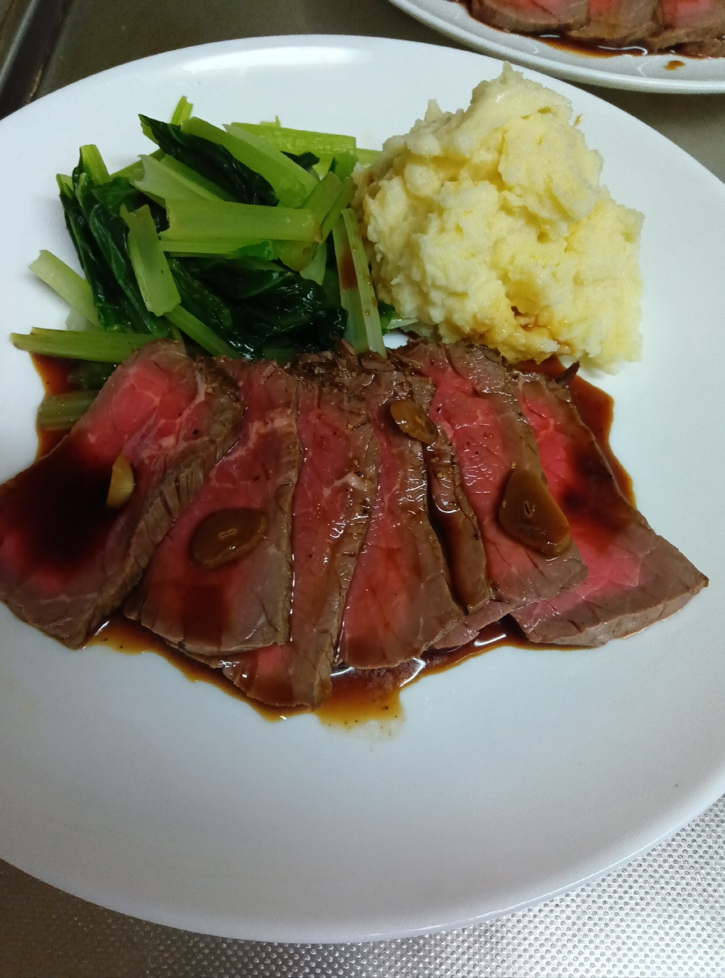 ローストビーフのさっぱり和風ソース