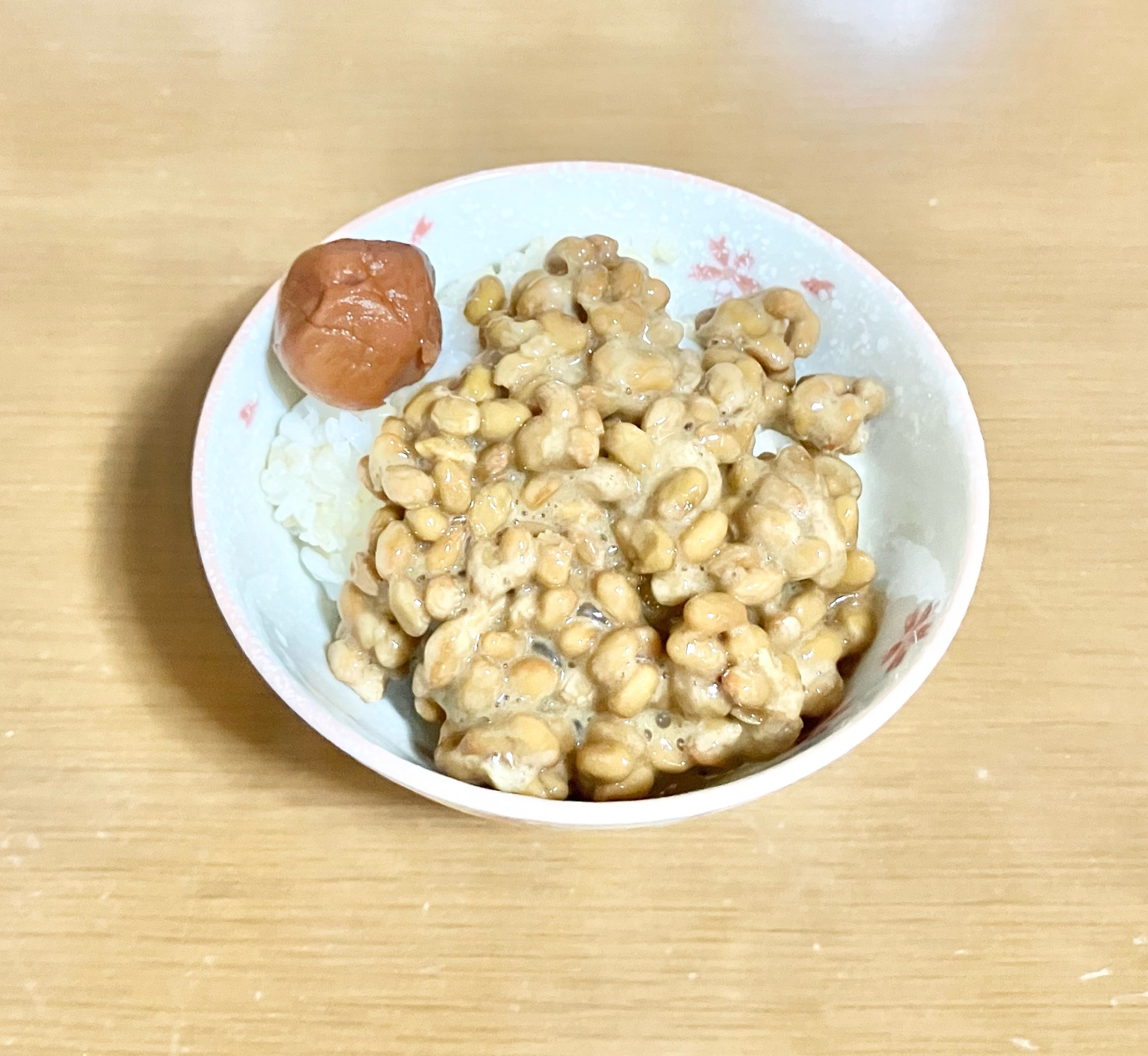 簡単☆リンゴ酢入り納豆ご飯