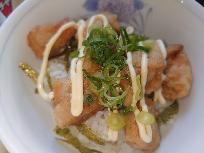 冷凍唐揚げで簡単！唐揚げ丼