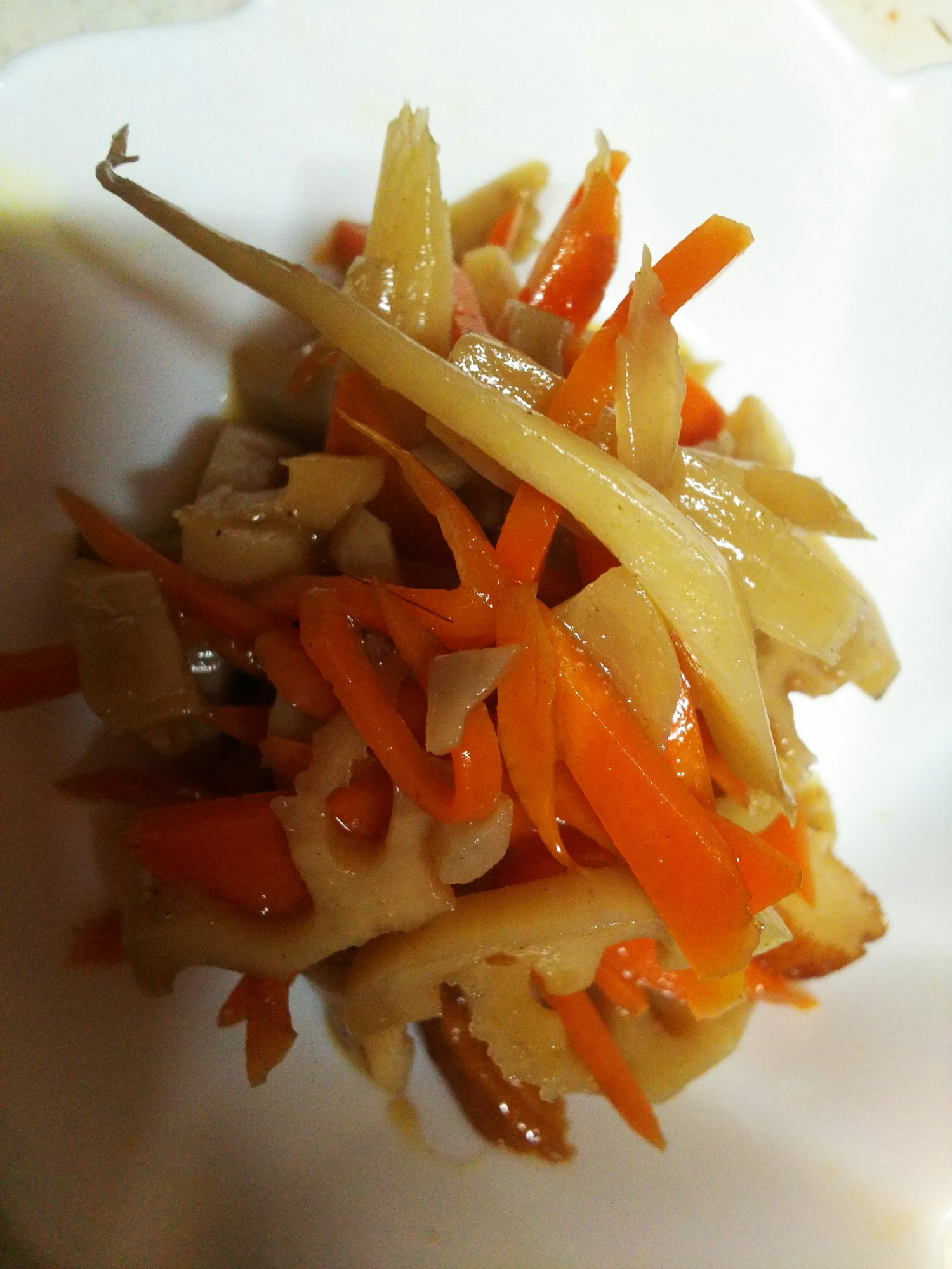 間引き大根で具沢山きんぴら レシピ 作り方 By ハム太郎 7473 楽天レシピ