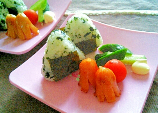 幼稚園行く前にパパッと！今日の朝ご飯♡