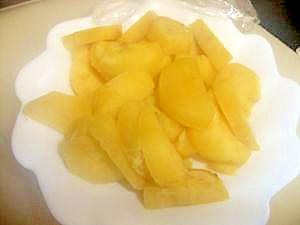 子供のおやつ レンジで簡単 シュガーさつまいも レシピ 作り方 By ちっち0909 楽天レシピ