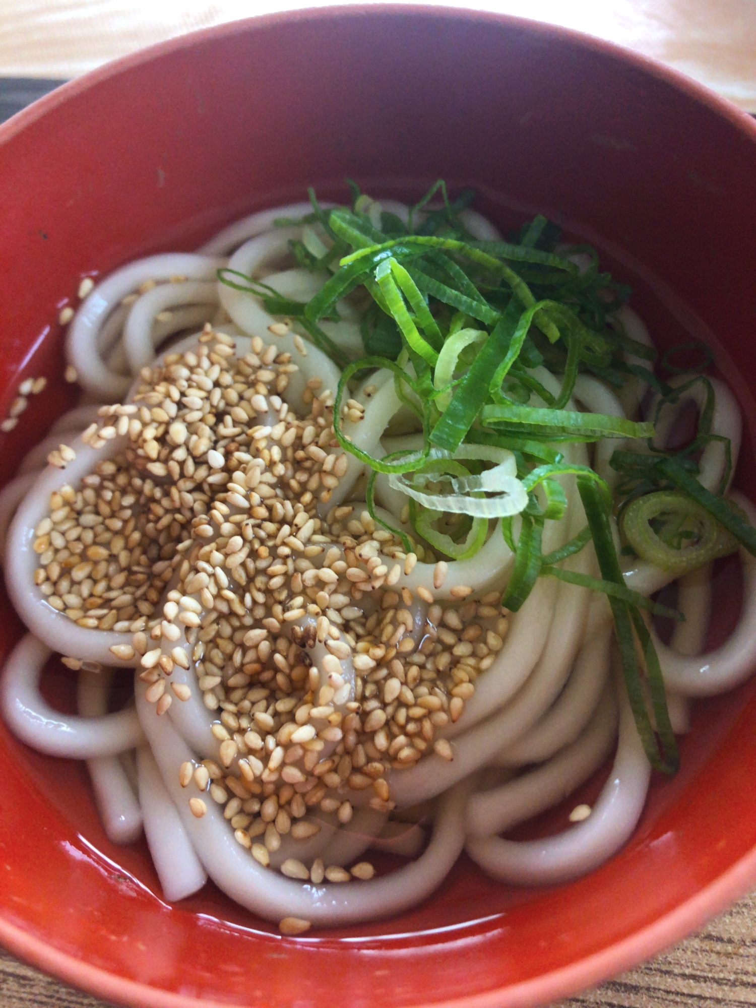 ごまとネギうどん