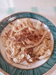 さっぱり焼きうどん♪つわり対策にも！