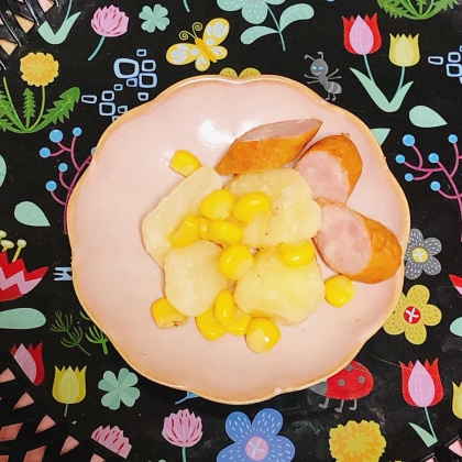 ソーセージとじゃがいもの煮物☆ソーセージじゃが