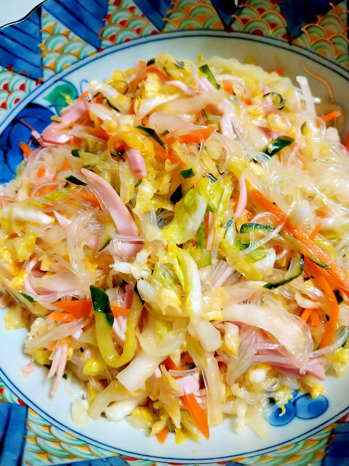 白菜と春雨の中華風サラダ