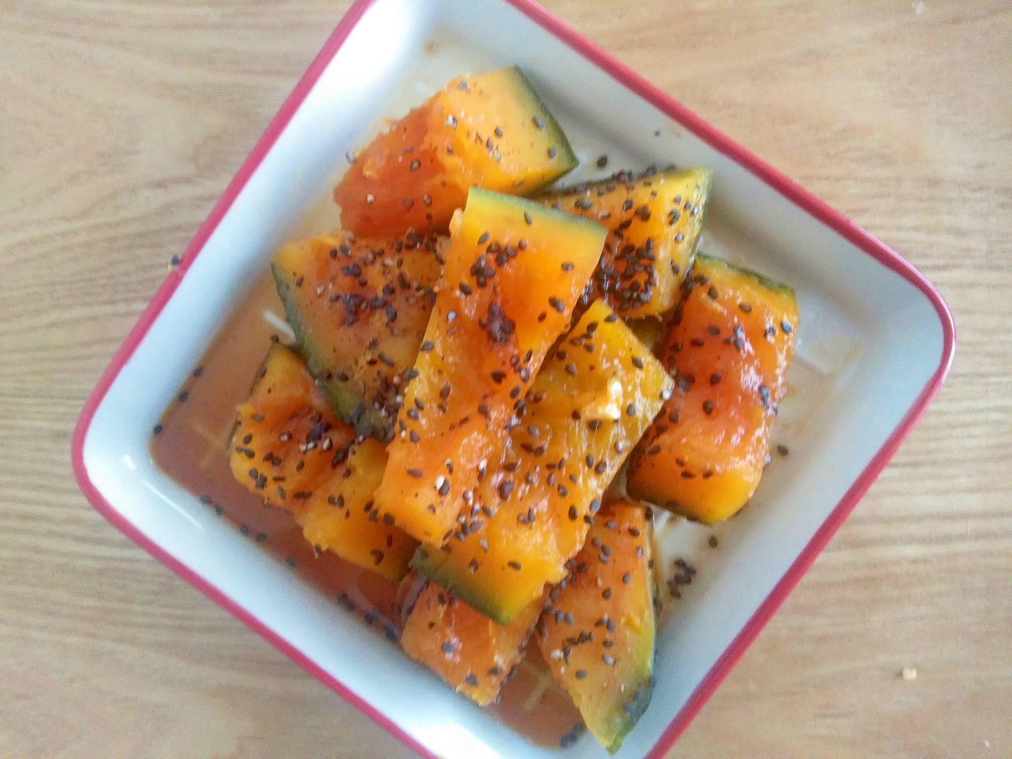 素朴！かぼちゃのごま煮