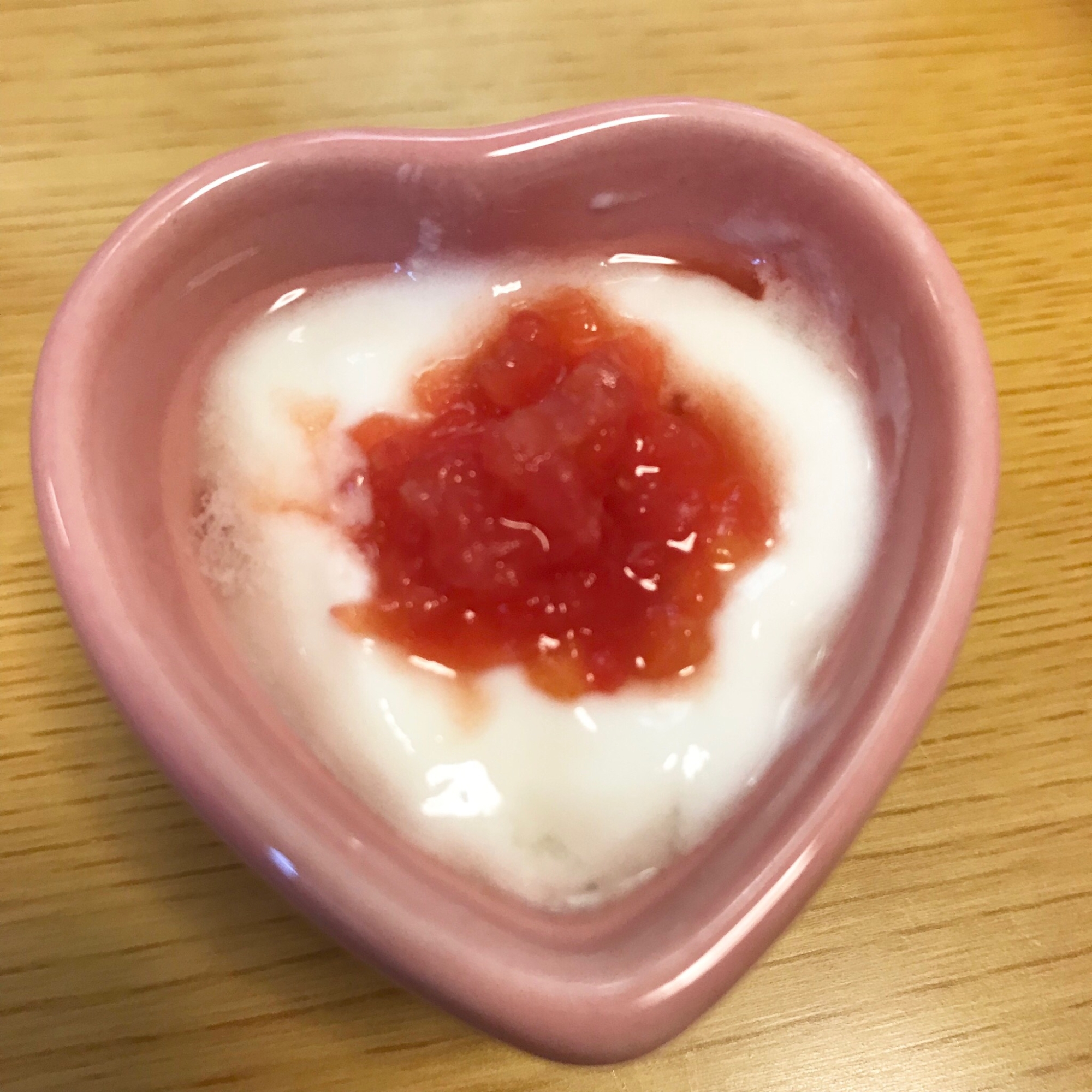 【離乳食】トマトヨーグルト