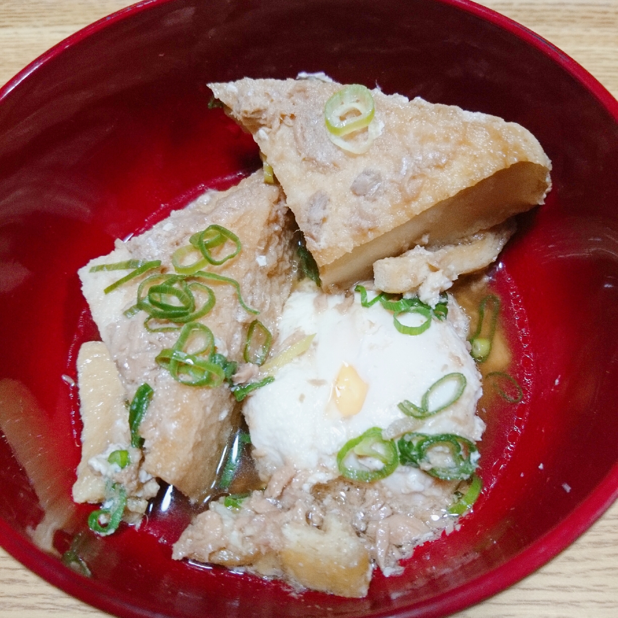 楽しておいしい「厚揚げのツナ煮」