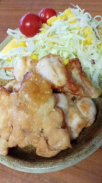 ヘルシー♪漬けて焼くだけ！鶏肉のオーブン焼き！