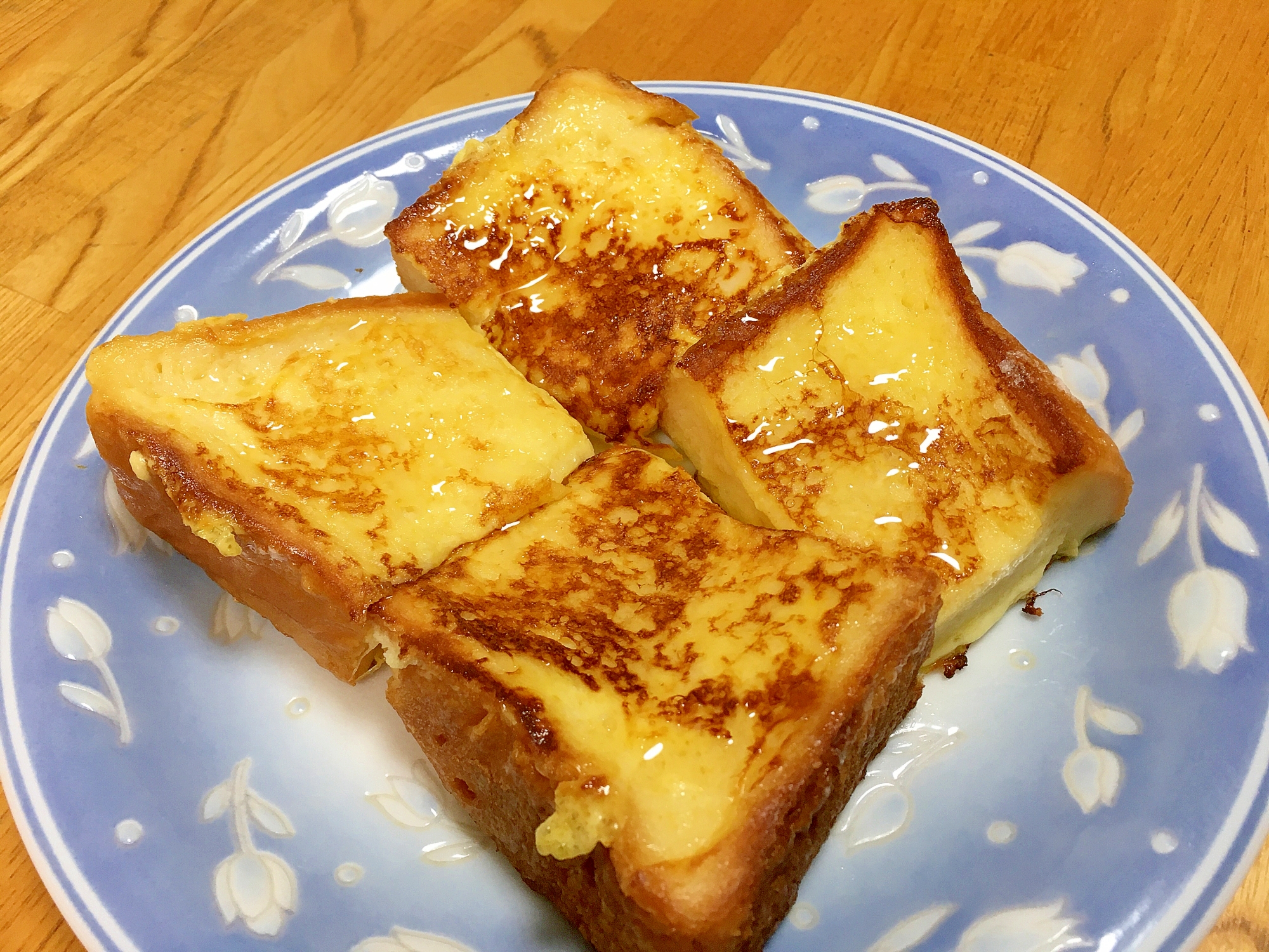 フレンチトースト。ポイントおさえて、お店の仕上がり
