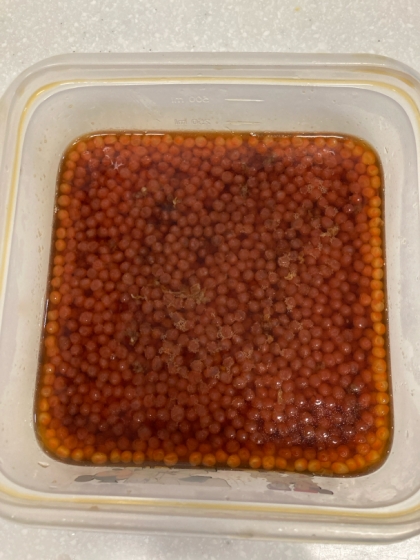 プチプチ食感！鱒子(イクラ) の醤油漬け