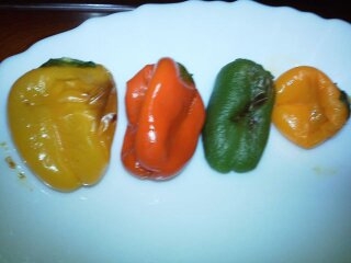 ミニパプリカの素焼き レシピ 作り方 By あけぼのマジック 楽天レシピ