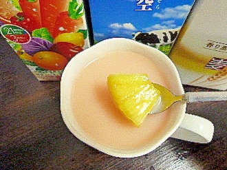 アイス♡パイナップル野菜ミルク酒