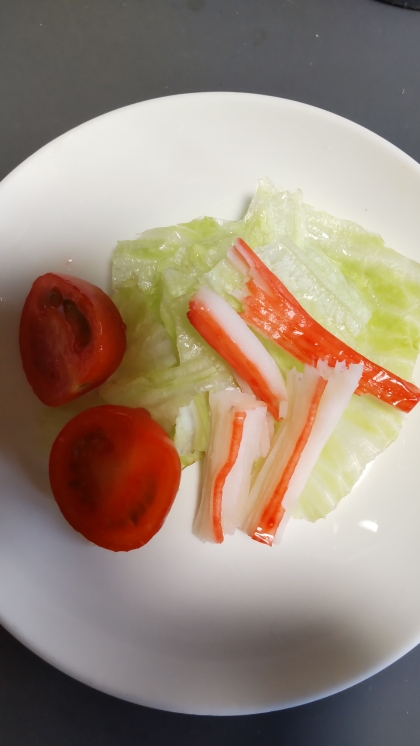 簡単☆カニカマサラダ