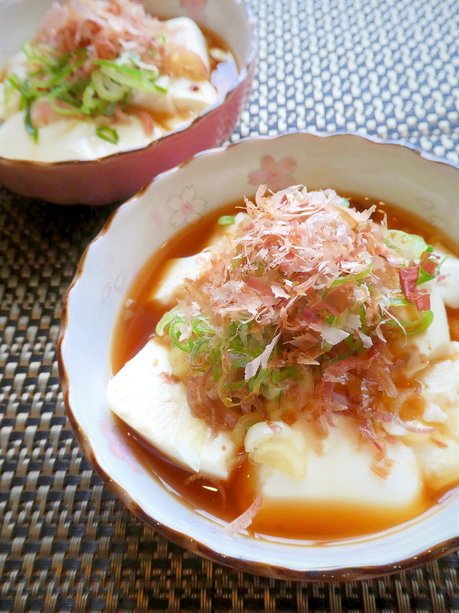 あと1品にレンジで簡単!崩しどうふの温奴