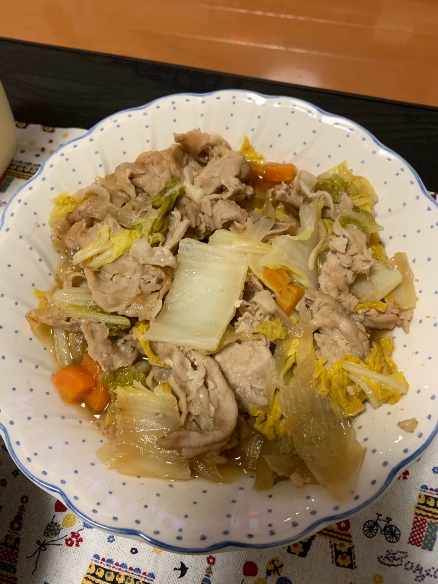 豚肉と白菜のうま煮