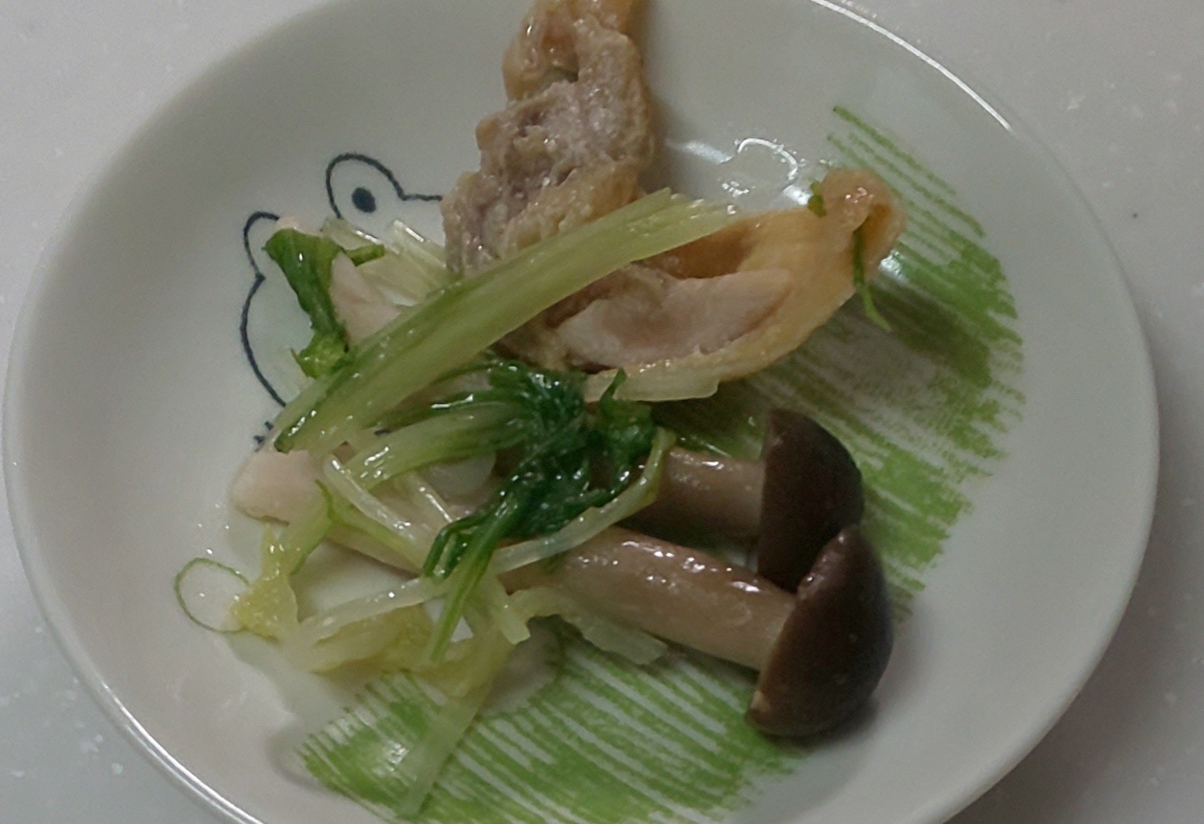 鶏肉☆しめじ☆水菜のマリネ