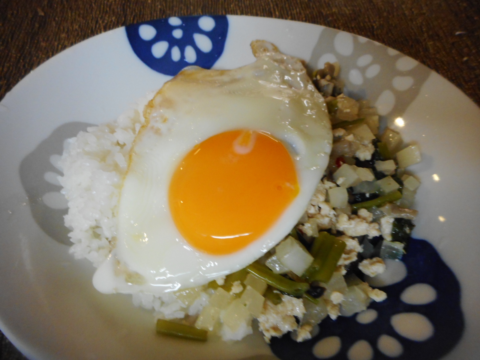 ひき肉と大根のナンプラー炒めご飯