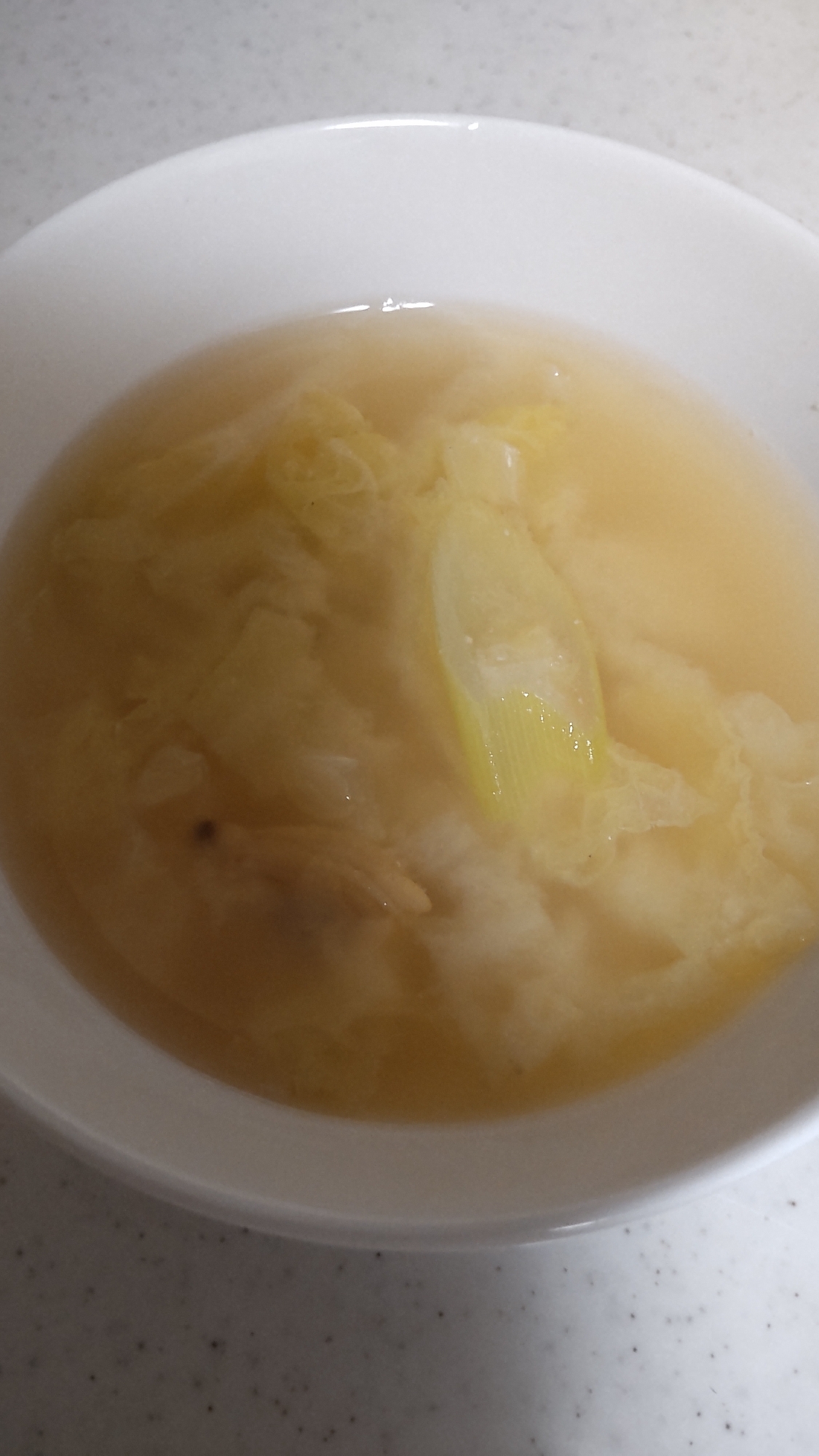 むき身あさりと白菜と葱のお味噌汁