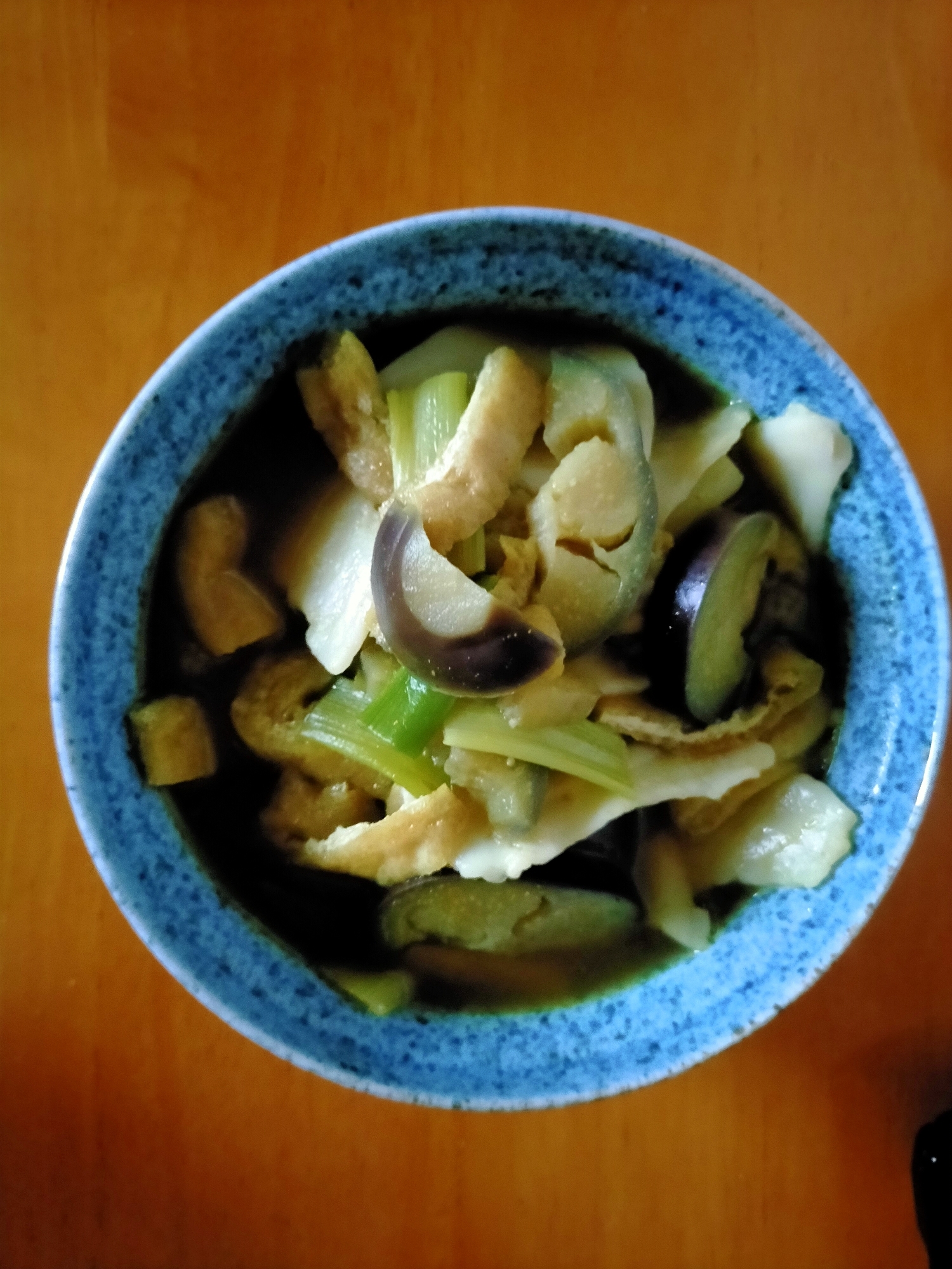 茄子入りカレー風味すいとん