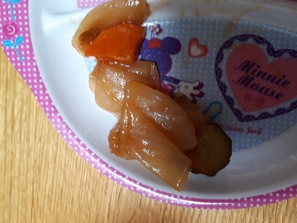 玉ねぎにんじんケチャップ炒め