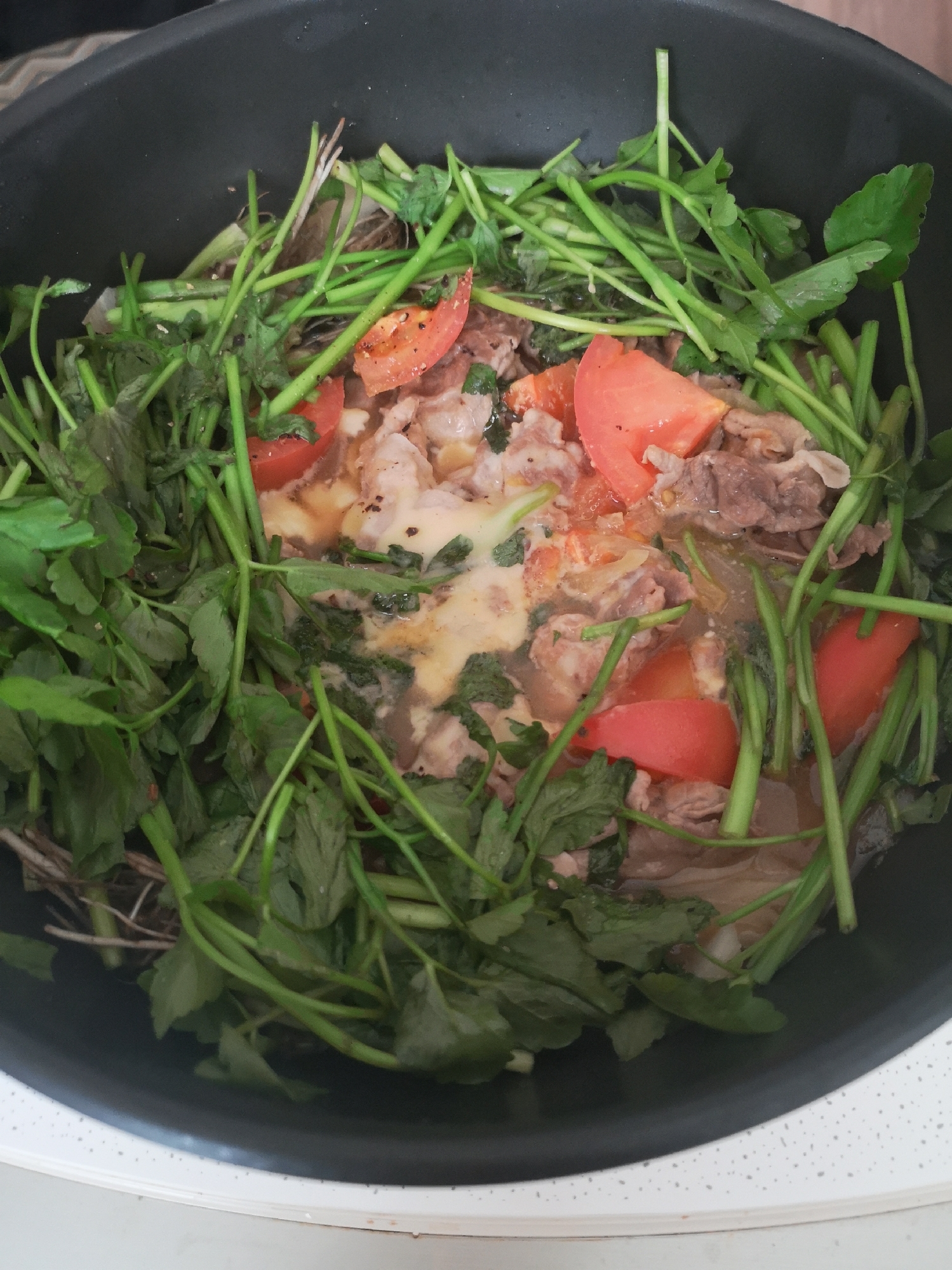 セリのトマトチーズ鍋 レシピ 作り方 By ここりん 楽天レシピ セリのトマトチーズ鍋 レシピ 作り方 By ここりん 楽天レシピ