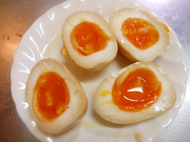 めんつゆで簡単 半熟味玉 レシピ 作り方 By アルプスの乙女 楽天レシピ