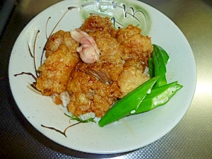 鳥天丼