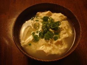 くずし豆腐の味噌汁