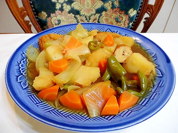 残り野菜の煮物