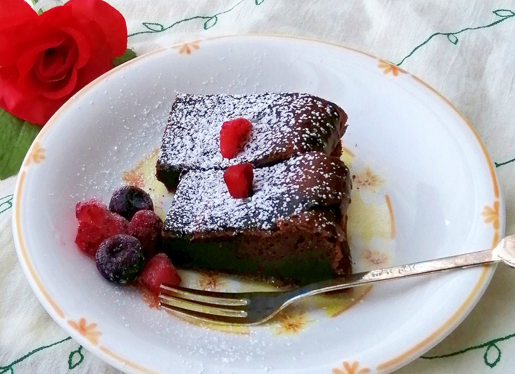 別立て法❤トースターで焼く❤ガトーショコラ