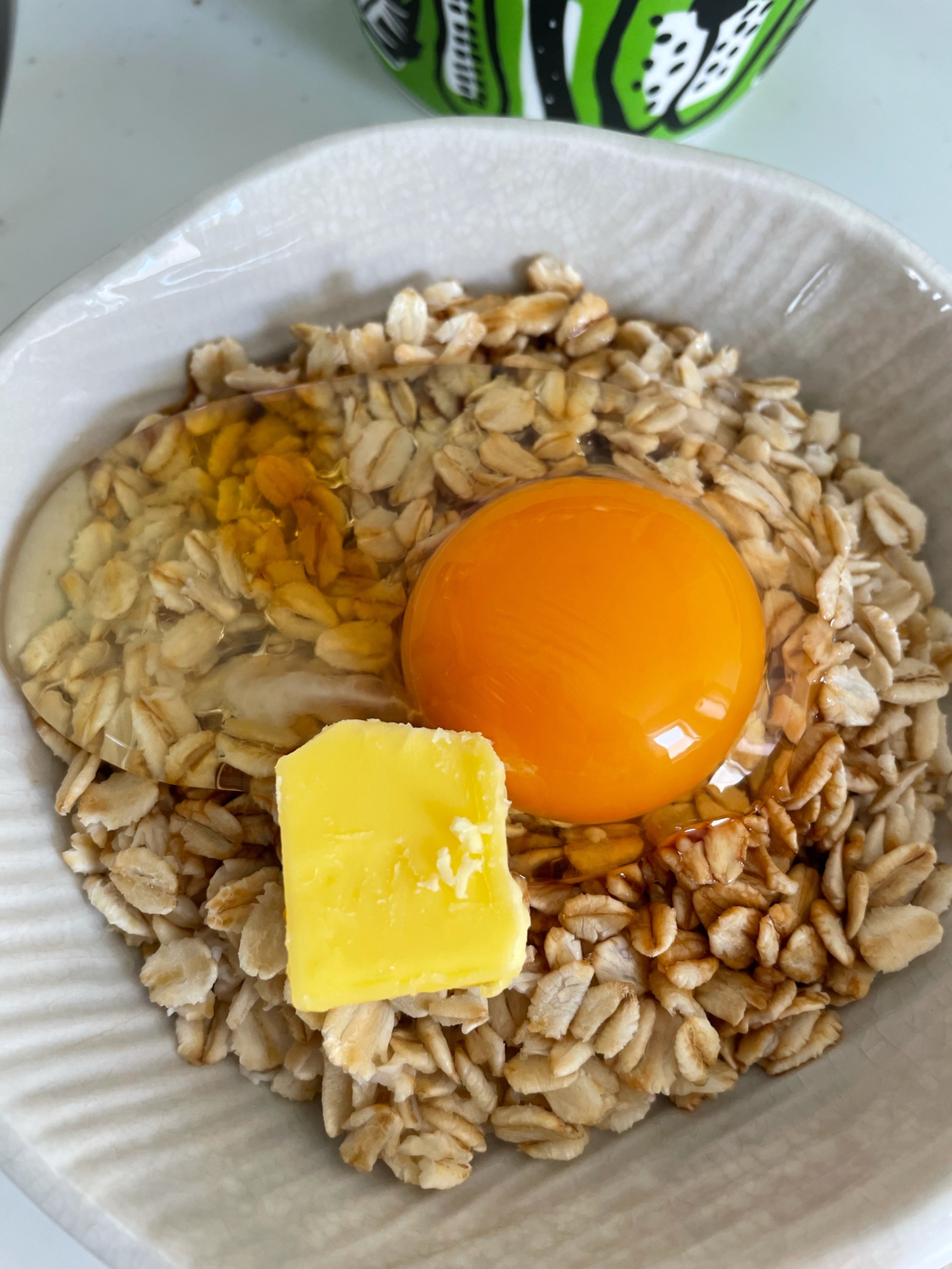 卵かけご飯風 オートミール